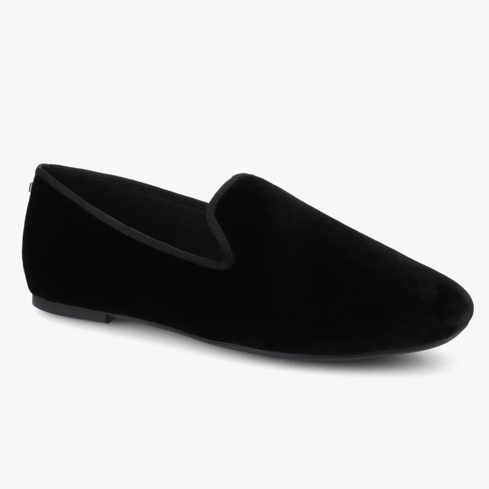 Birdies The Starling Loafer in Black Velvet Size 6.5